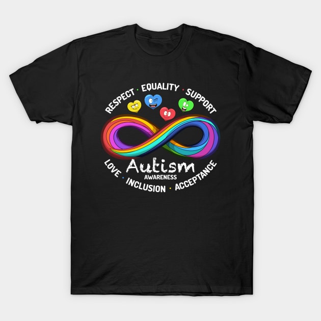 Autism Awareness Cartoon T-Shirt by TheMaskedTooner